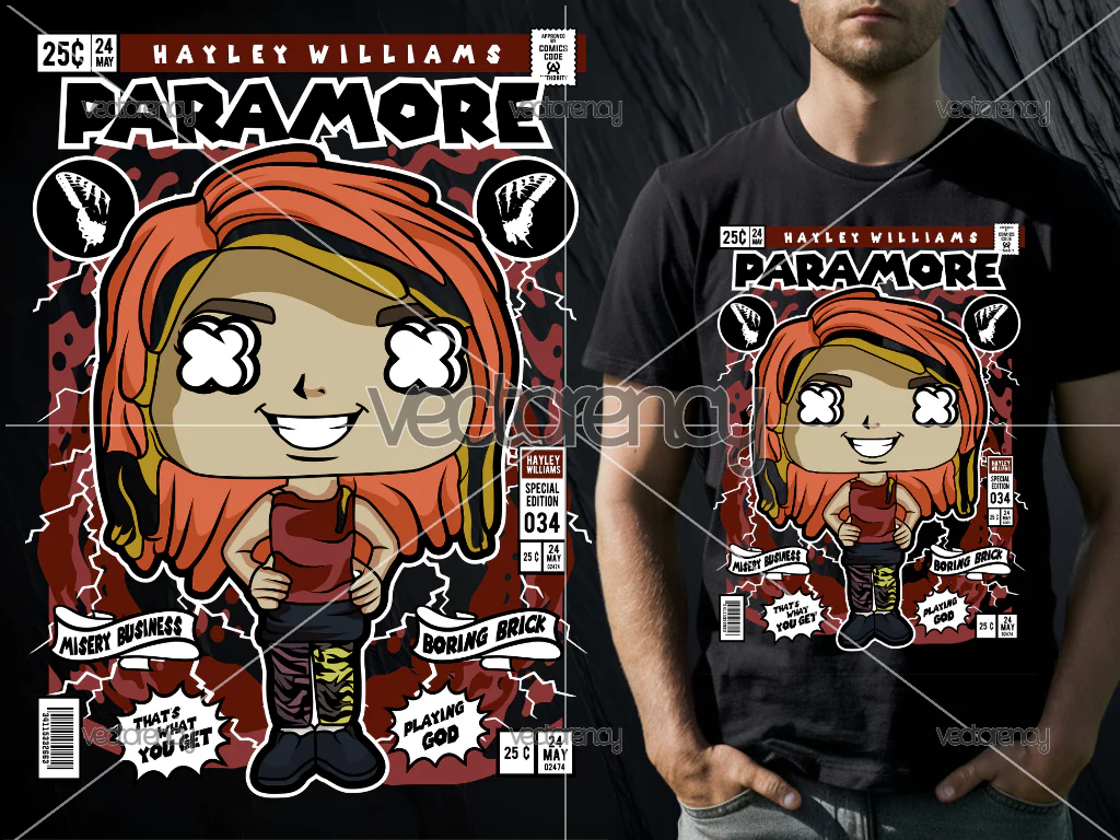 Hayley Williams Paramore Cartoon