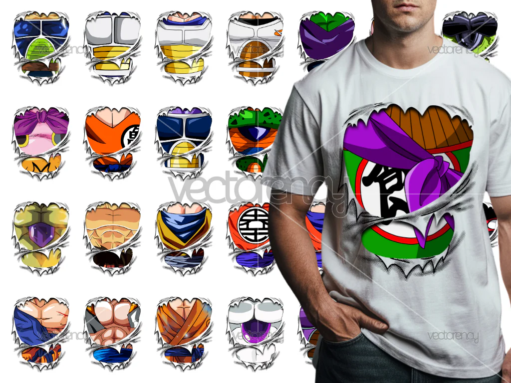 26 Dragon Ball T-Shirt Design PNG