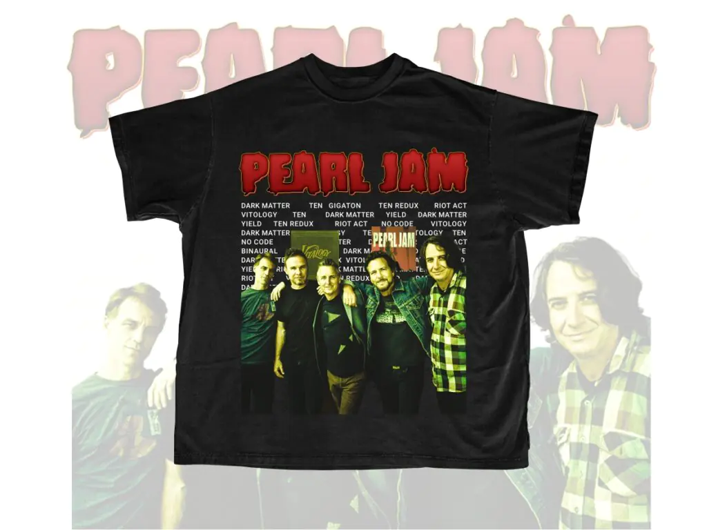 Pearl Jam Bootleg Discography PNG Shirt Download