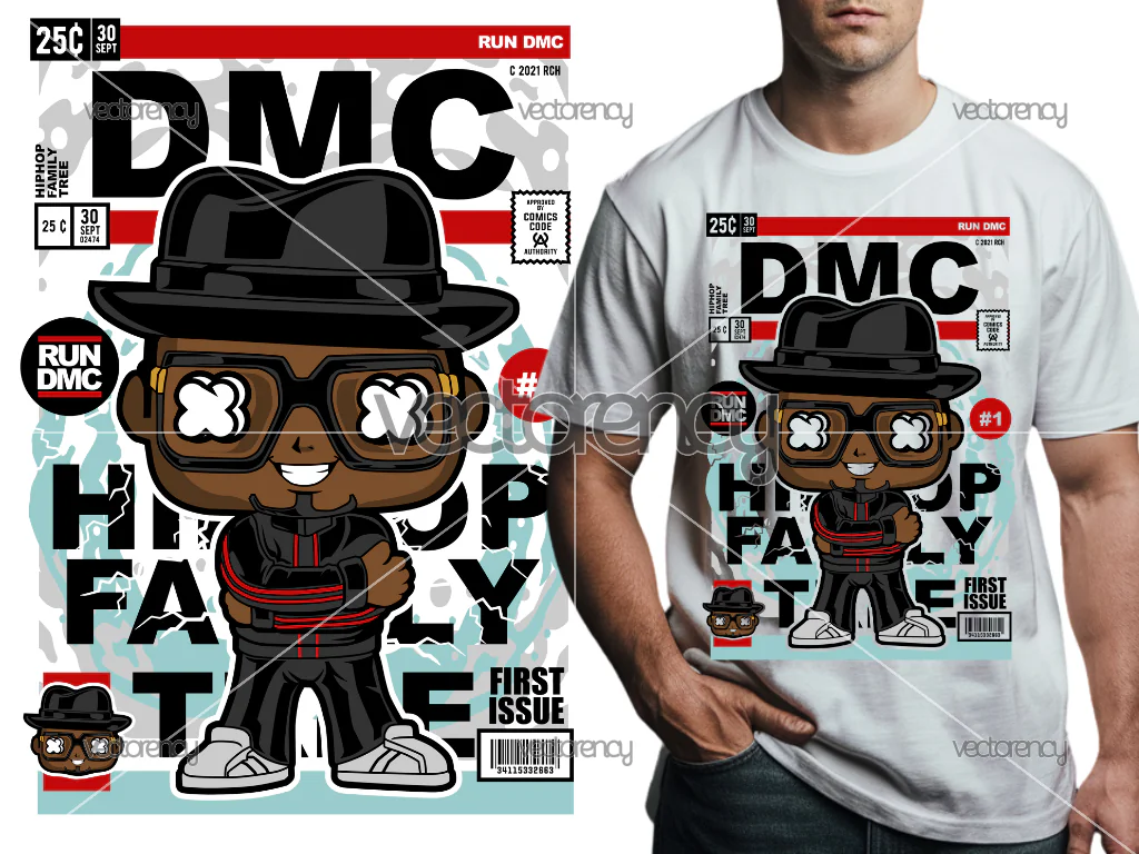 RUN DMC Cartoon PNG