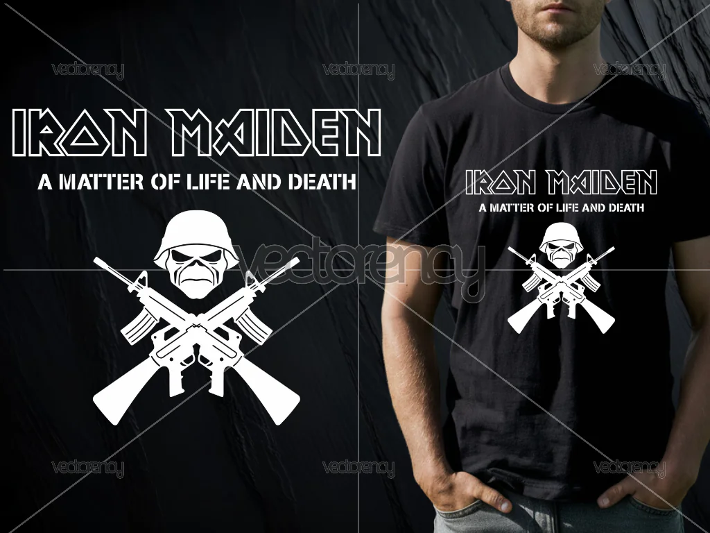 Iron Maiden A Matter Of Life and Death Vector PNG