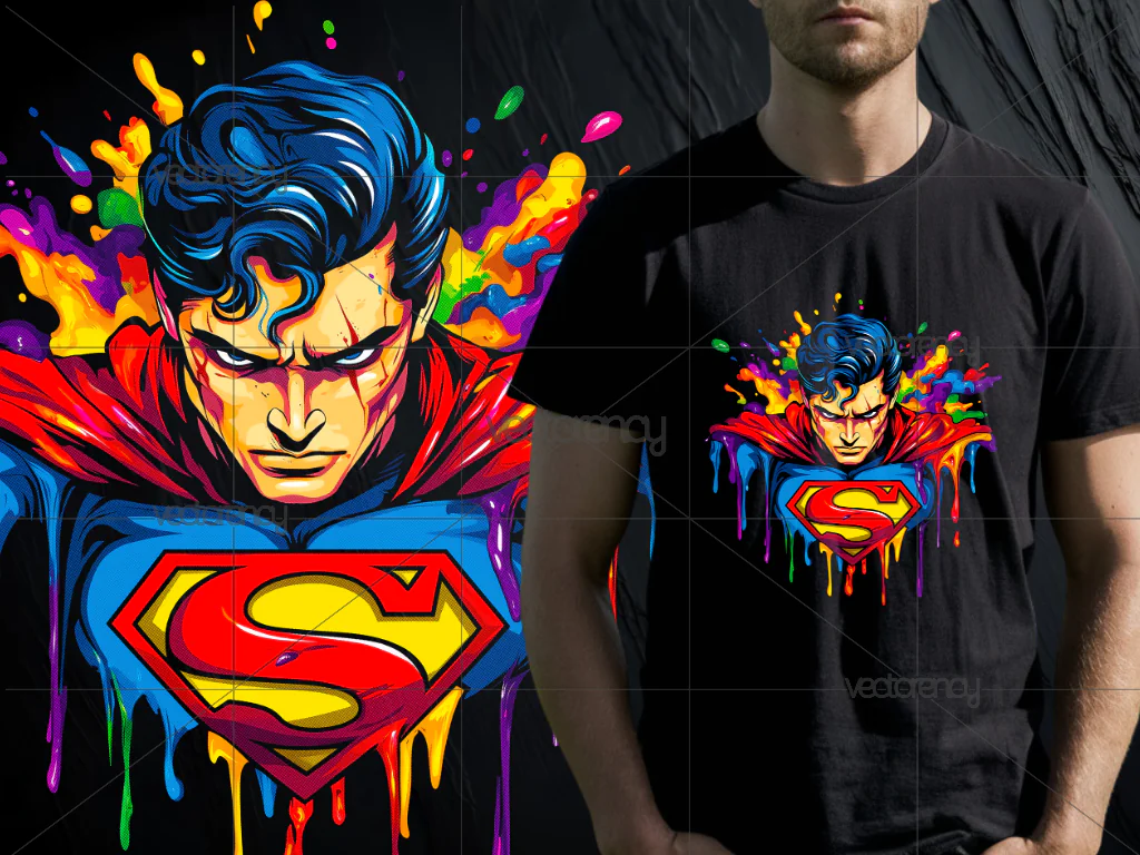 Streetwear Superhero Superman File PNG