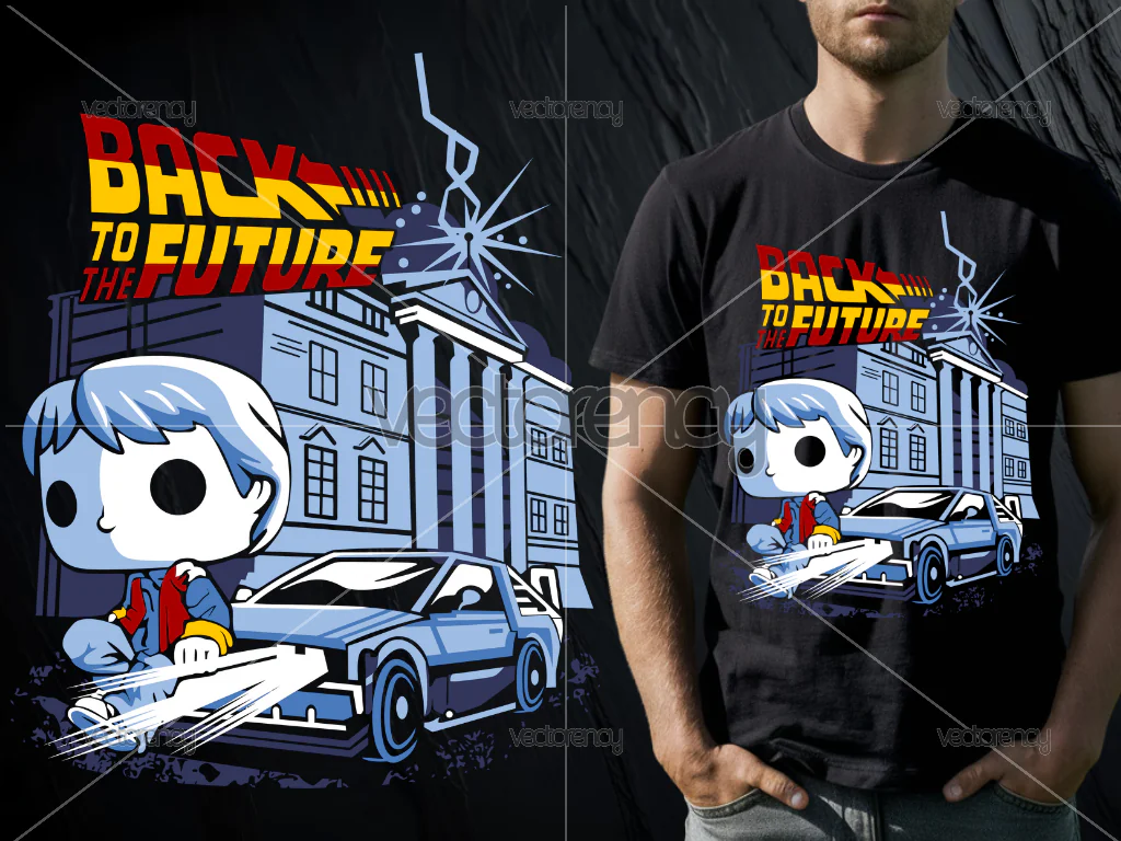 Back to The Future Cartoon PNG