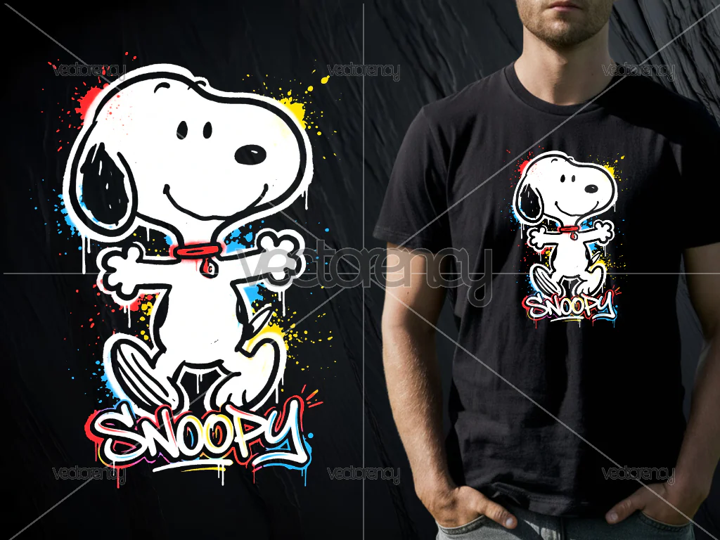 Snoopy DTF PNG Printing Cartoon Design