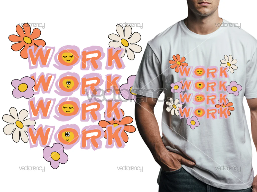 Groovy Streetwear DTF Design Download