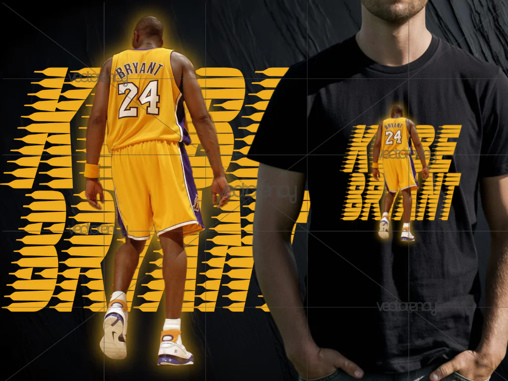 Kobe Bryant PNG HD for DTF or DTG