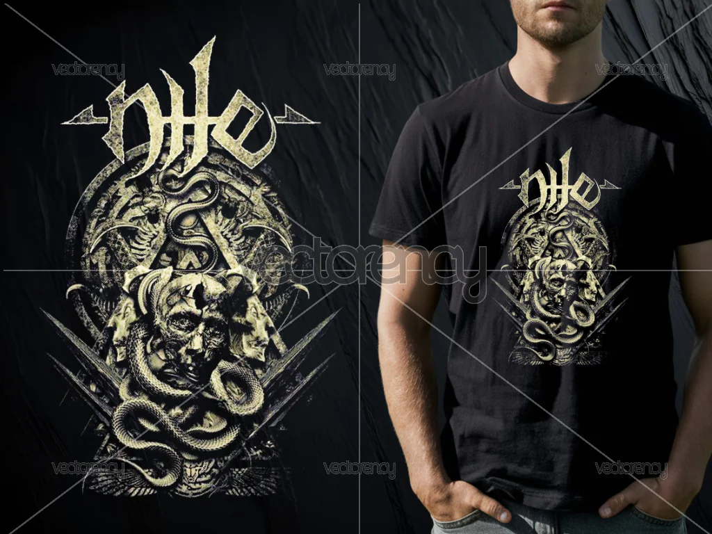 Nile Band PNG Shirt Raster DTF File