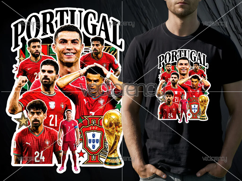 Portugal FIFA World Cup 2026 PNG Image HD DTF DTG Sublimation
