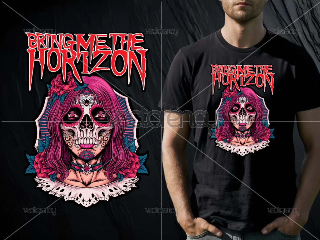 Bring Me The Horizon PNG Band DTF Printing Design File