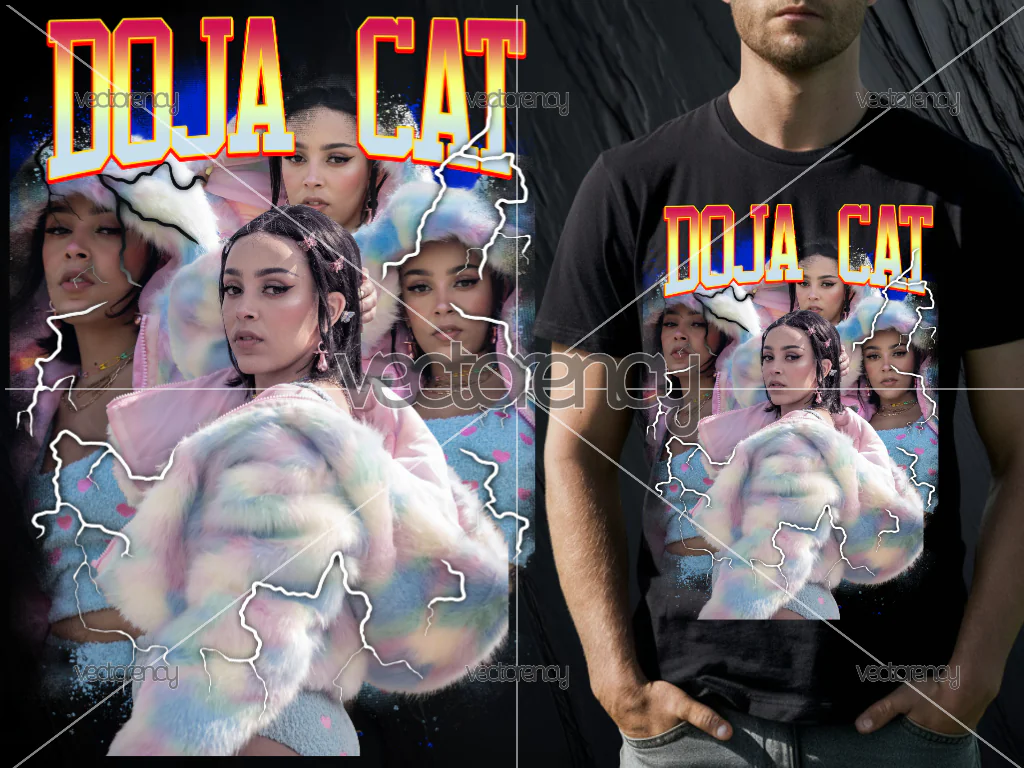 Doja Cat PNG HD for DTF Print