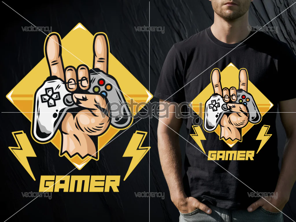 Gamer DTF Design Free Download
