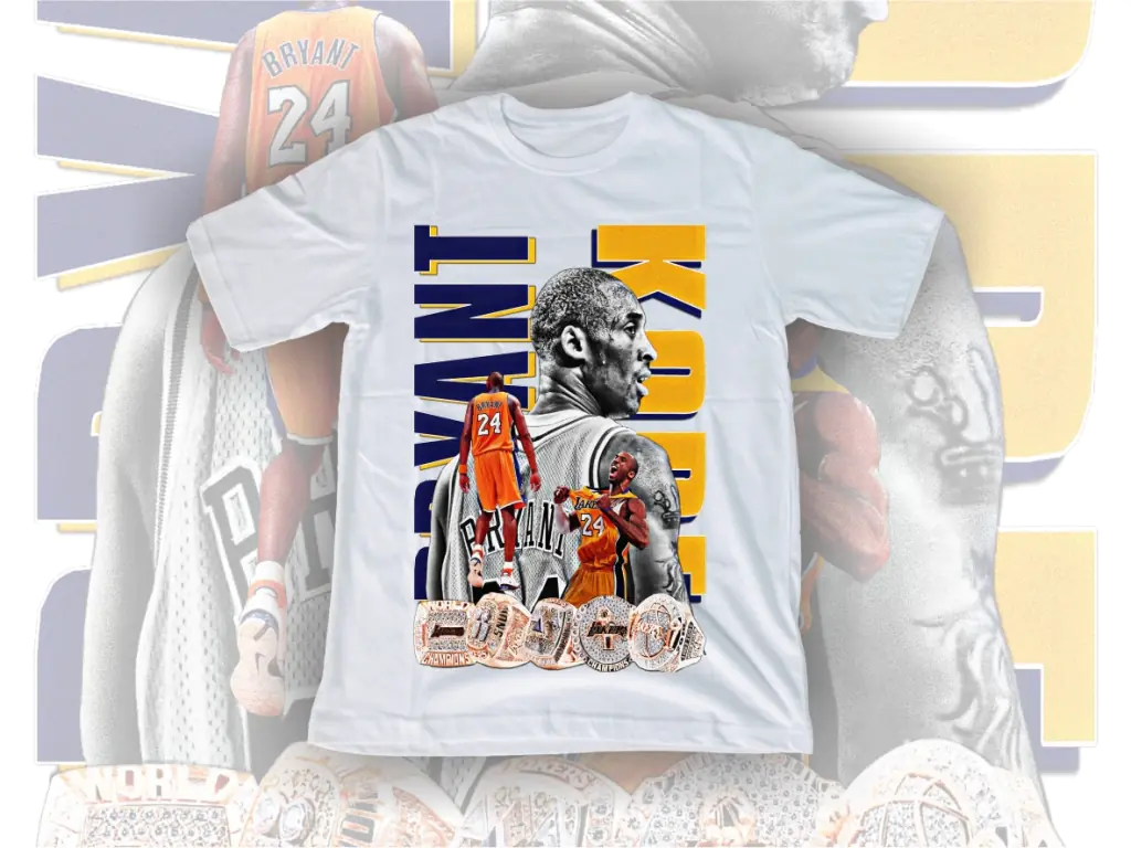 Kobe Bryant PNG Shirt Design High Quality