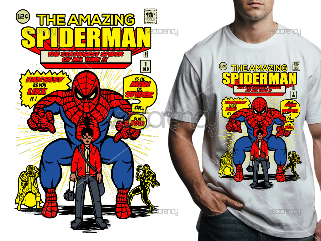 The Amazing Spiderman DTF Design Download