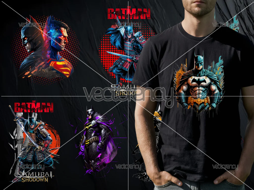 Batman PNG HD DTF Sublimation Design File