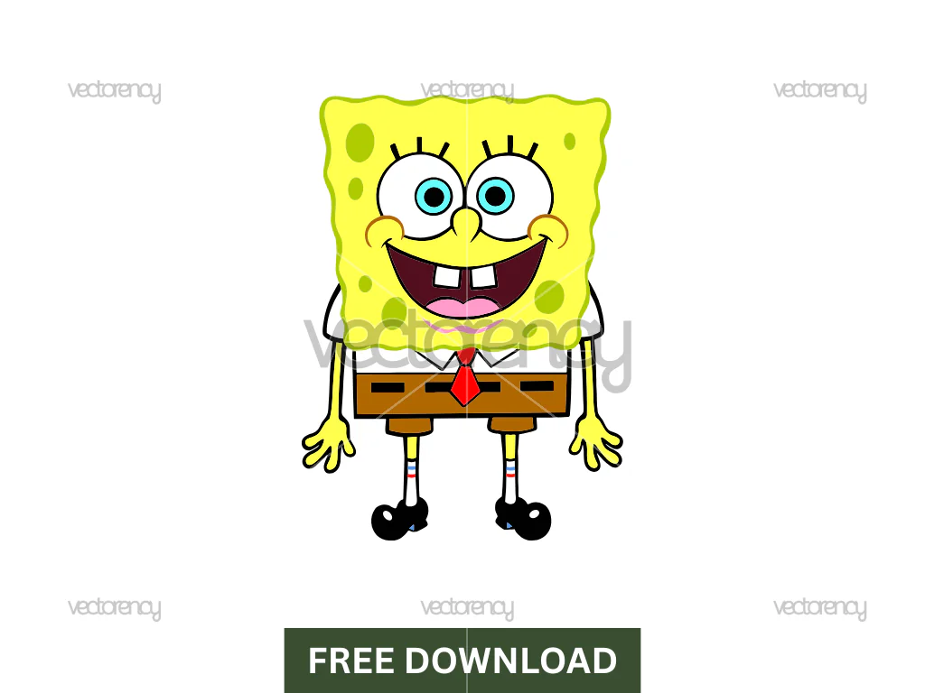 SpongeBob Clipart SVG PNG Image Free Download