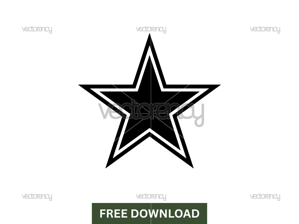 Star Dallas Cowboys Free SVG