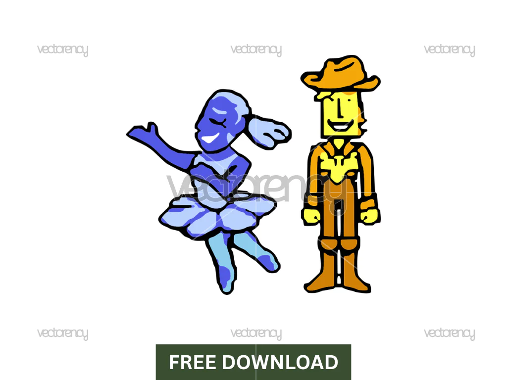 Blue and Yellow Deltarune PNG Free