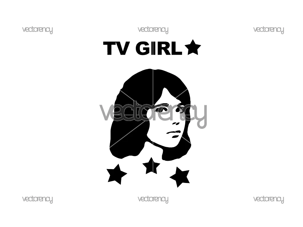 TV Girl Icon SVG