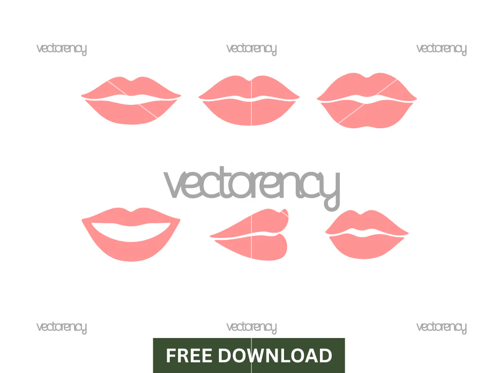 Women Lips Silhouette
