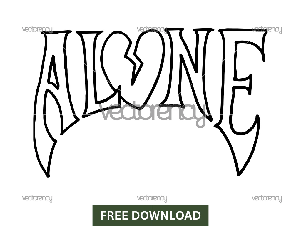 Alone SVG Free