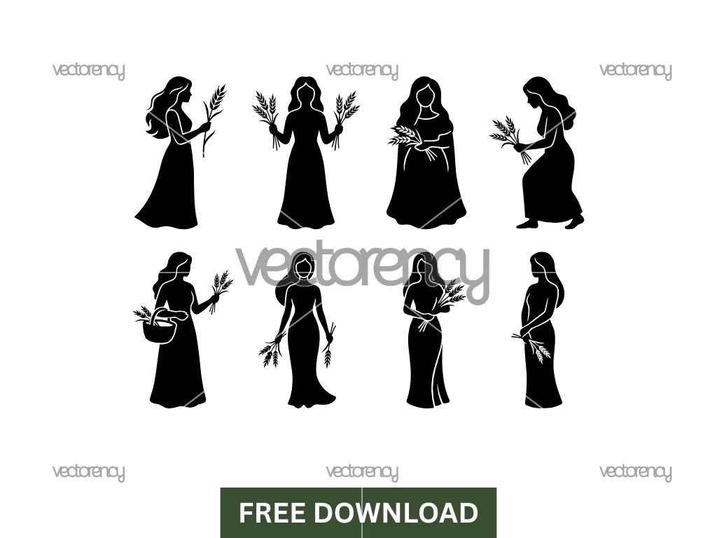 Virgo Horoscope Zodiac Sign Silhouette