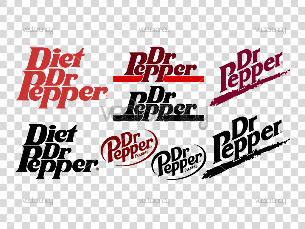 Dr Pepper Clipart Vector SVG PNG Transparent