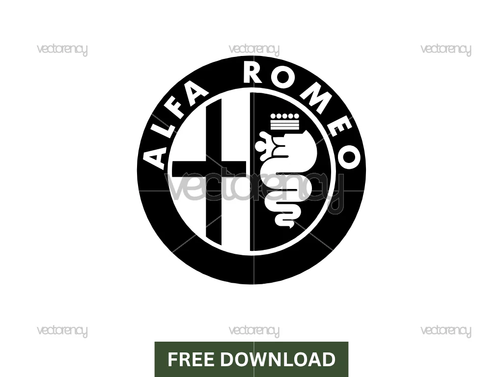 Alfa Romeo Logo SVG Cricut Cut File Free