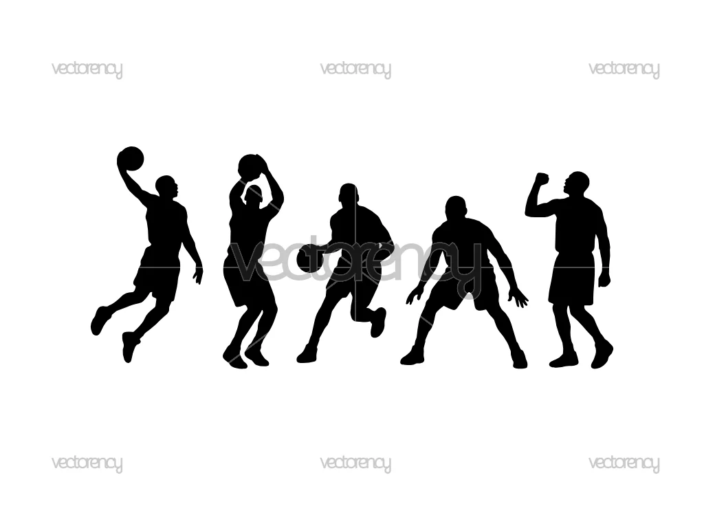 Michael Jordan Silhouette Vector SVG