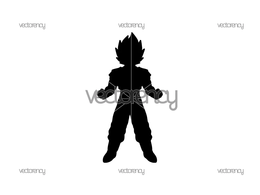 Dragon Ball Silhouette SVG