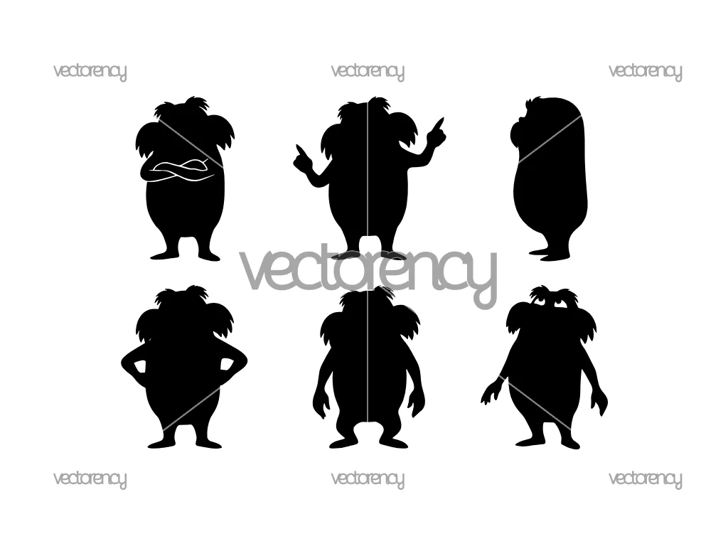 Dr Seuss Clipart Lorax Silhouette Download HD