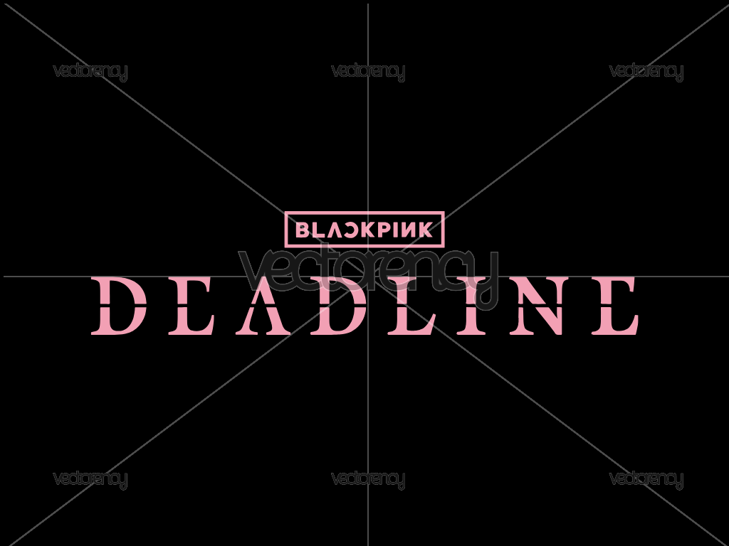 Blackpink Deadline Logo SVG PNG EPS DXF