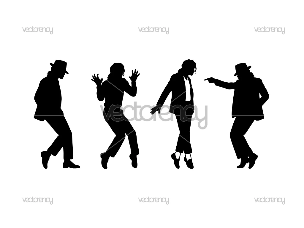 Michael Jackson SVG Vector Cricut