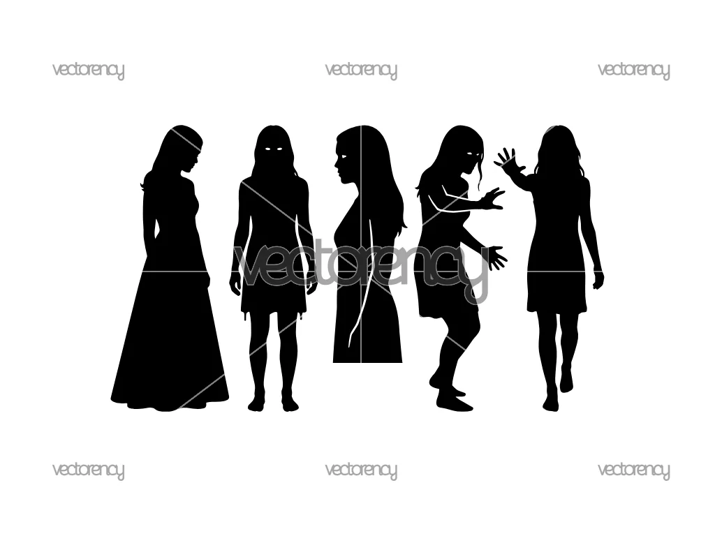 Vector Carrie White Silhouette