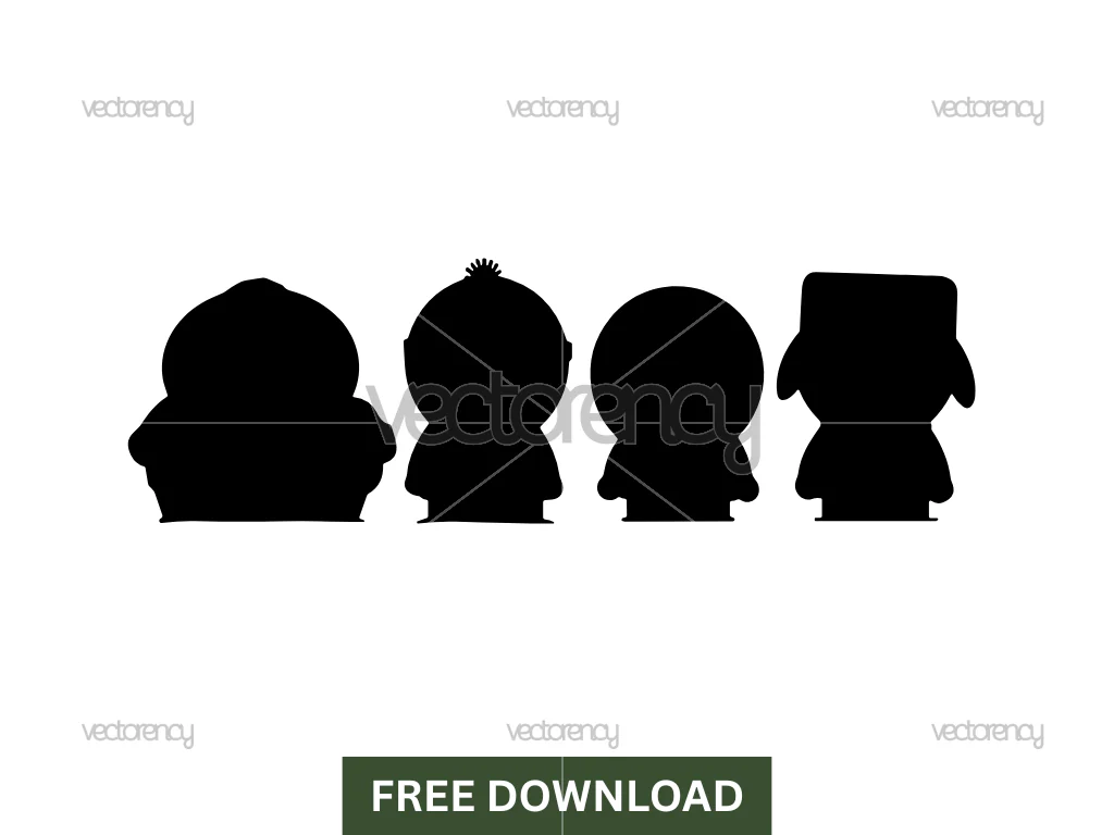 South Park SVG Silhouette Free Download