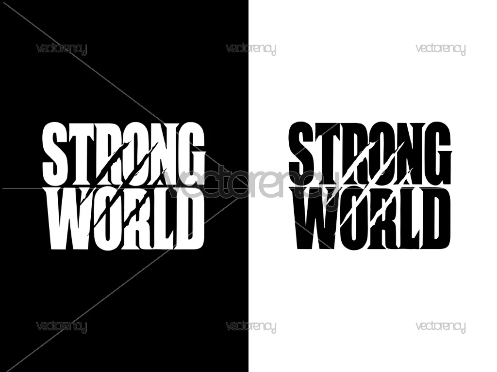 Strong World One Piece Logo SVG