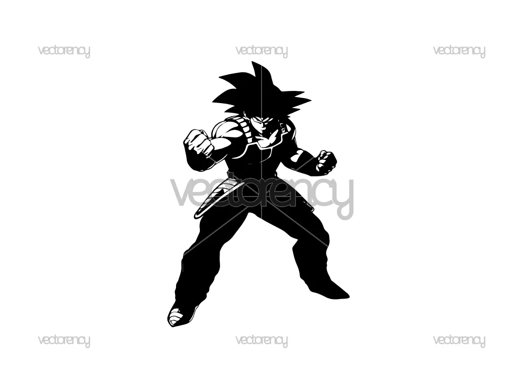 Bardock Dragon Ball Z Super SVG