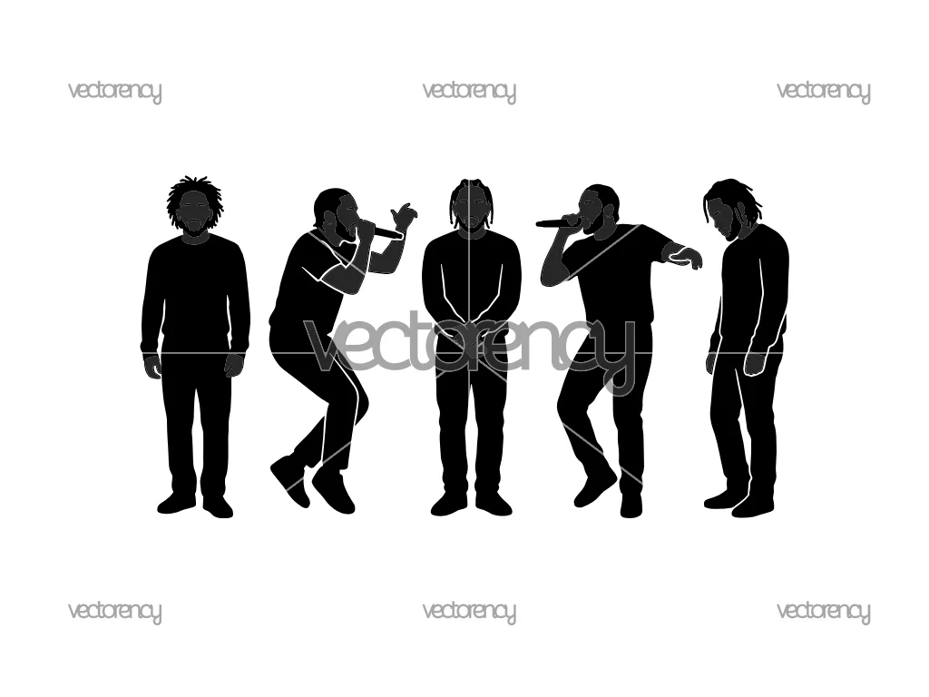 Kendrick Lamar Silhouette