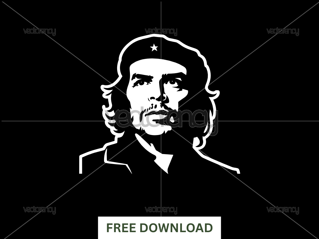 Che Guevara SVG Free Portrait
