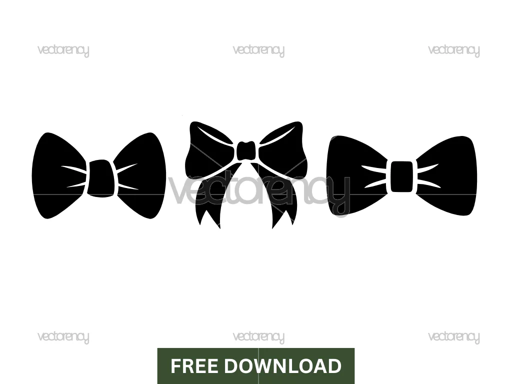 Bow SVG Cut Files Free