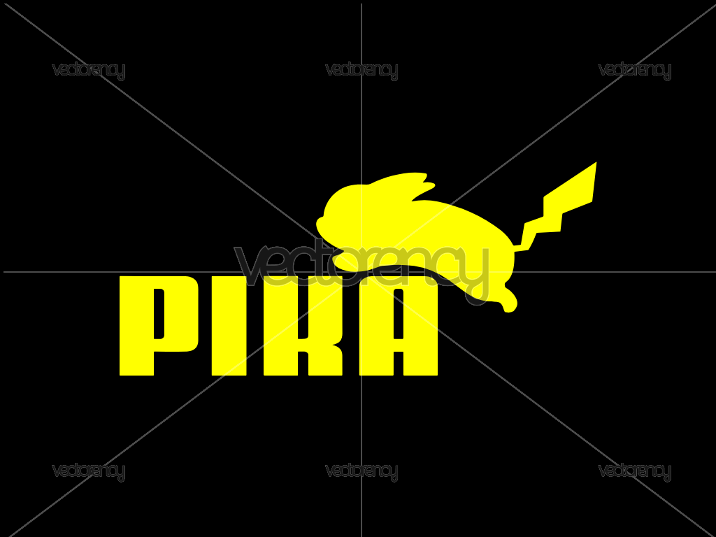 Pika Puma Inspired Pikachu SVG