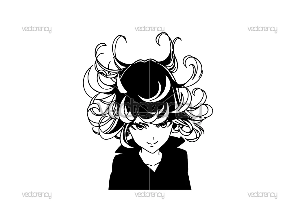 Tornado of Terror One Punch Man SVG Vector PNG