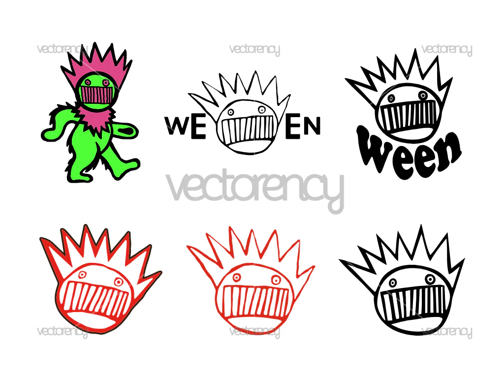 Ween Boognish Logo Symbol Icon Bundle