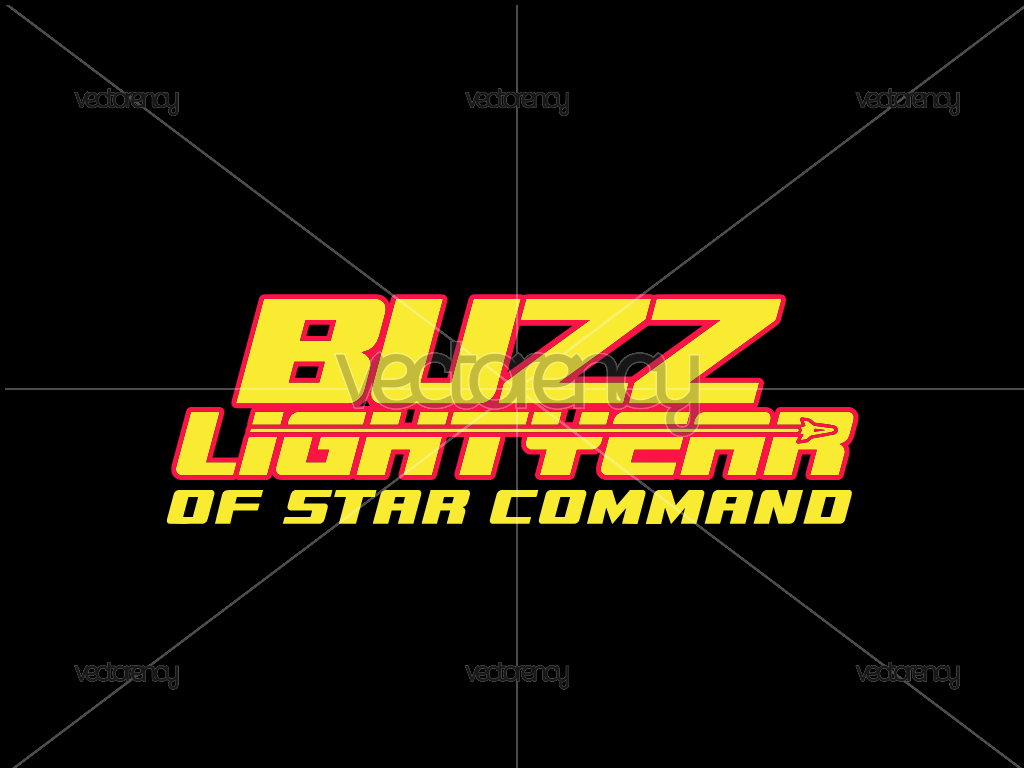 Buzz Lightyear of Star Command Vector Logo
