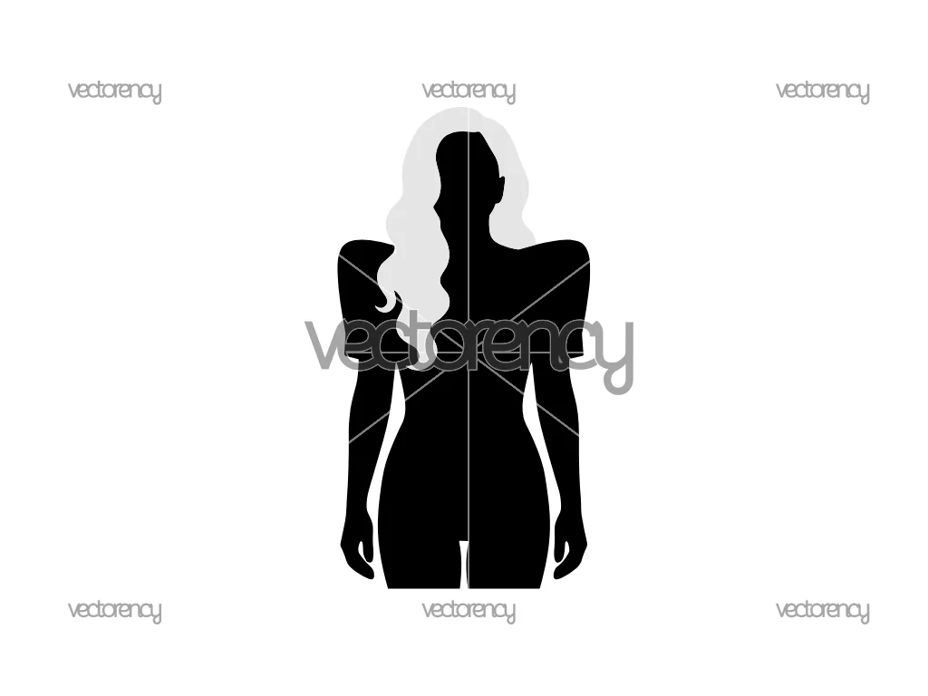 Lady Gaga Silhouette SVG