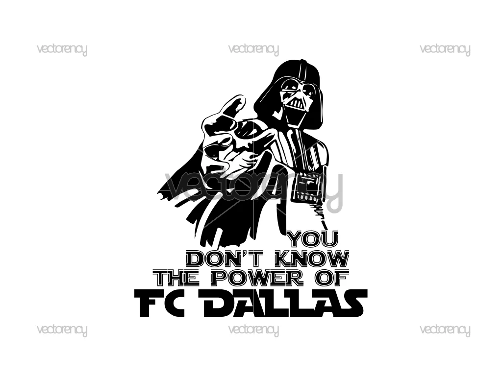 Darth Vader FC Dallas SVG Cut File Free Download