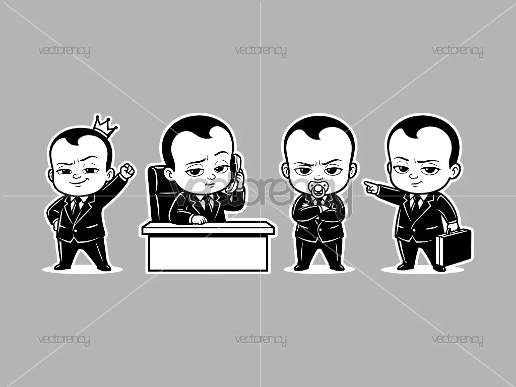 The Boss Baby SVG Cricut Set PNG EPS