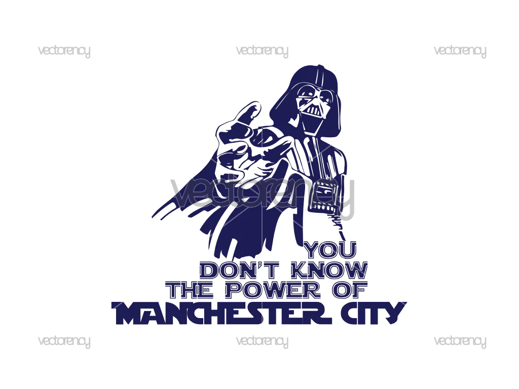 Darth Vader Manchester City SVG Free