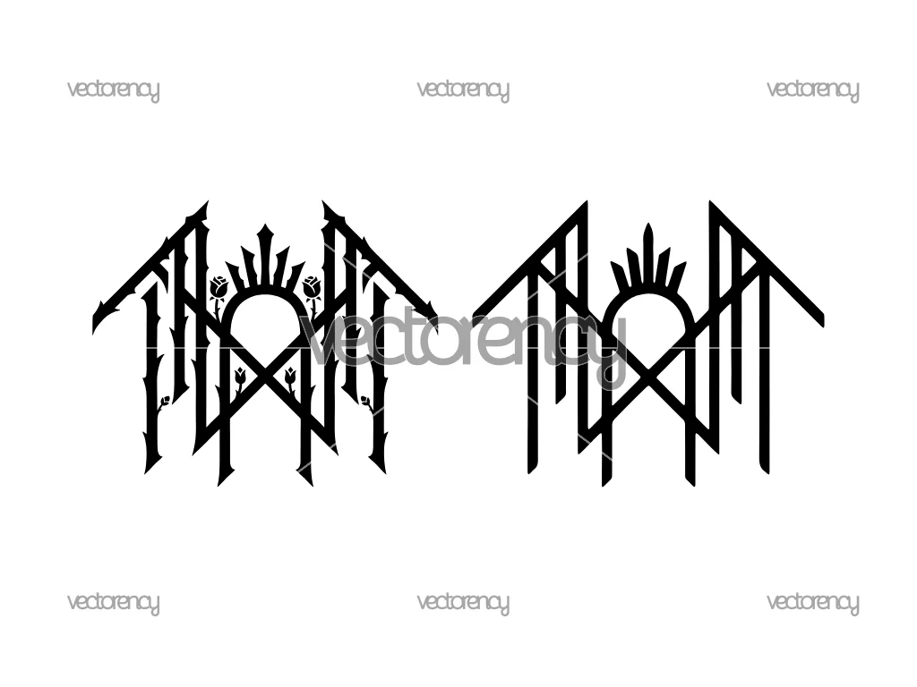 Sleep Token Logo Jagged Fan Art Vector SVG PNG