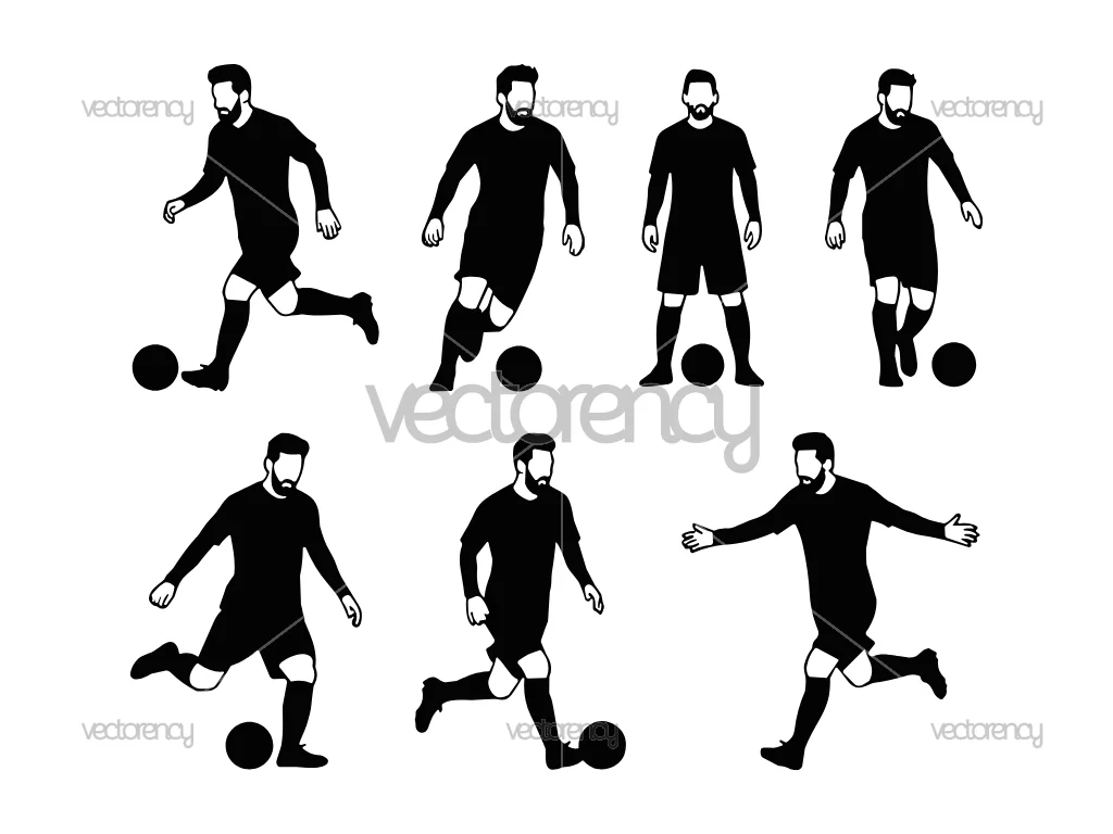Lionel Messi Silhouette SVG