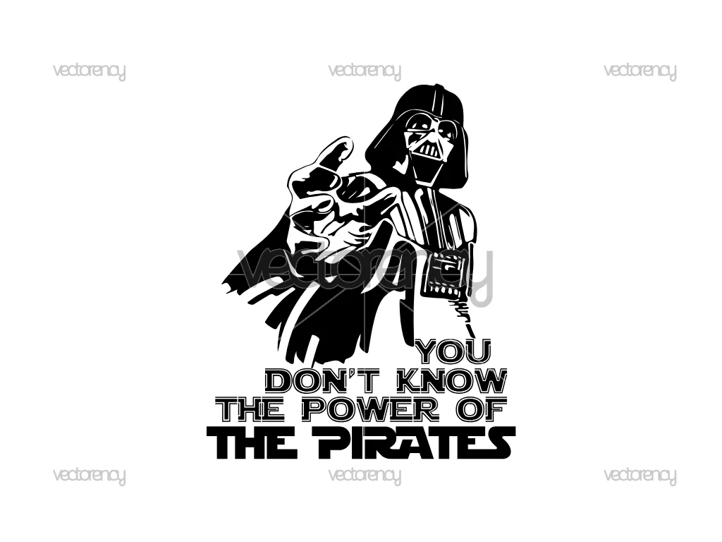 Darth Vader Pittsburgh Pirates SVG
